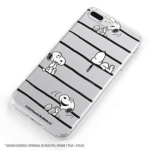 La Casa de las Carcasas Snoopy Stripes custodia Redmi Note 9S silicone
