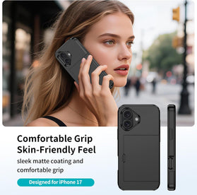 Redpepper iPhone 17 Cover Pelle PU con Portacarte