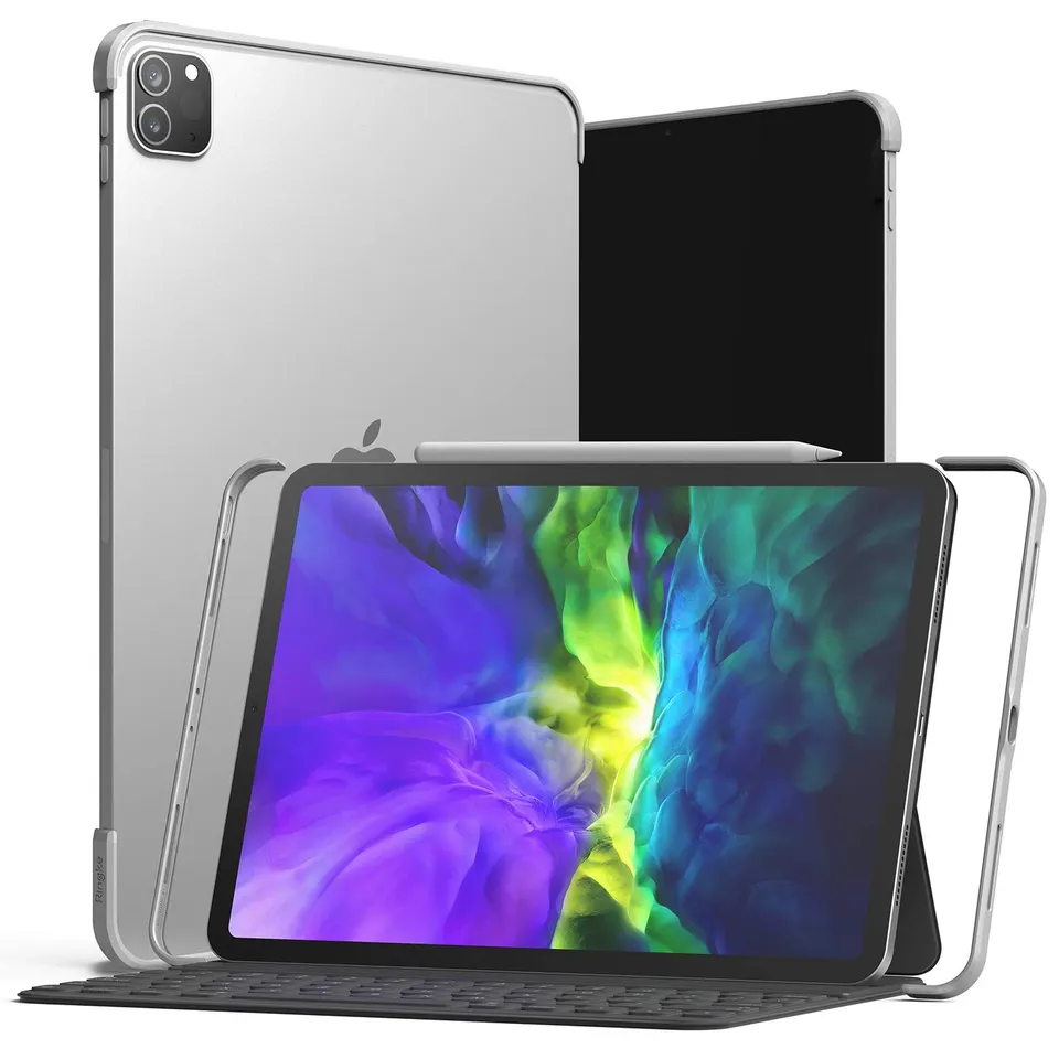 Ringke Full Frame Styling cornice iPad Pro 11 argento opaco