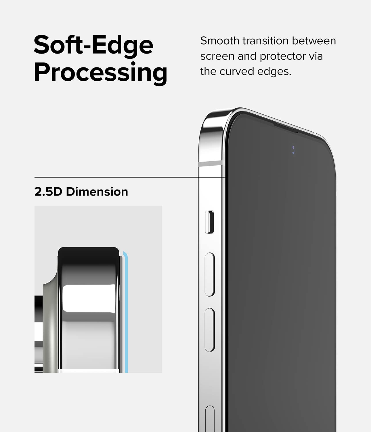 Ringke Full Cover Glass Vetro iPhone 14 Pro Max 9H