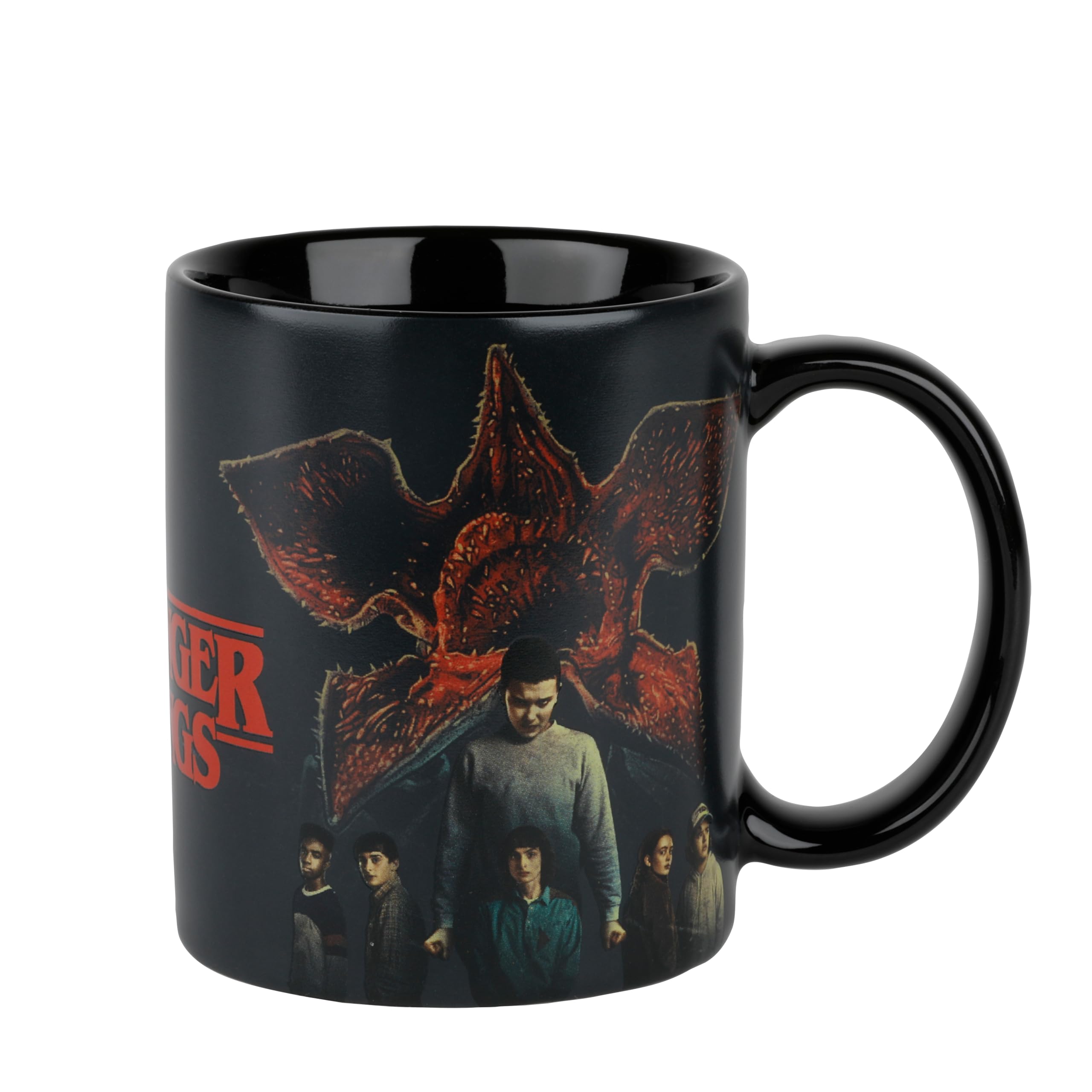 Konix Stranger Things Tazza Ceramica 320 ml Nera Termoreattiva