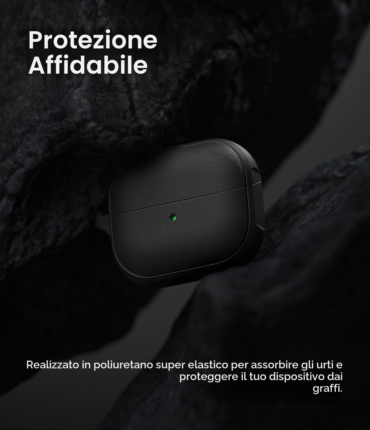 Ringke Onyx Magnetic Cover Buds 3 Pro Black Antiurto