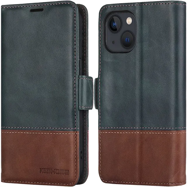 Redpepper iPhone 13 cover pelle libro portafoglio stand RFID