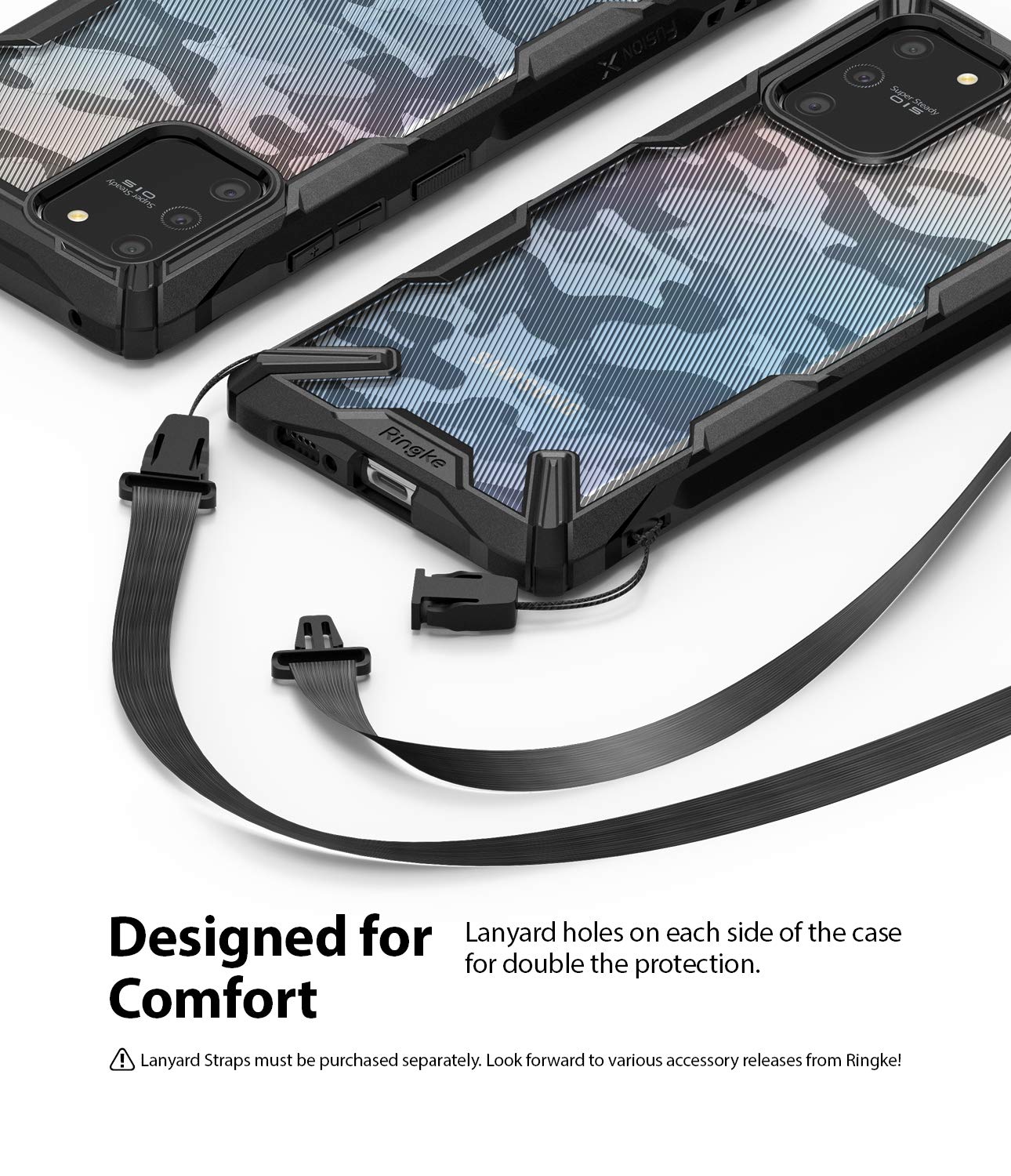 Ringke Fusion-X Cover Galaxy S10 Lite Camo Black antiurto