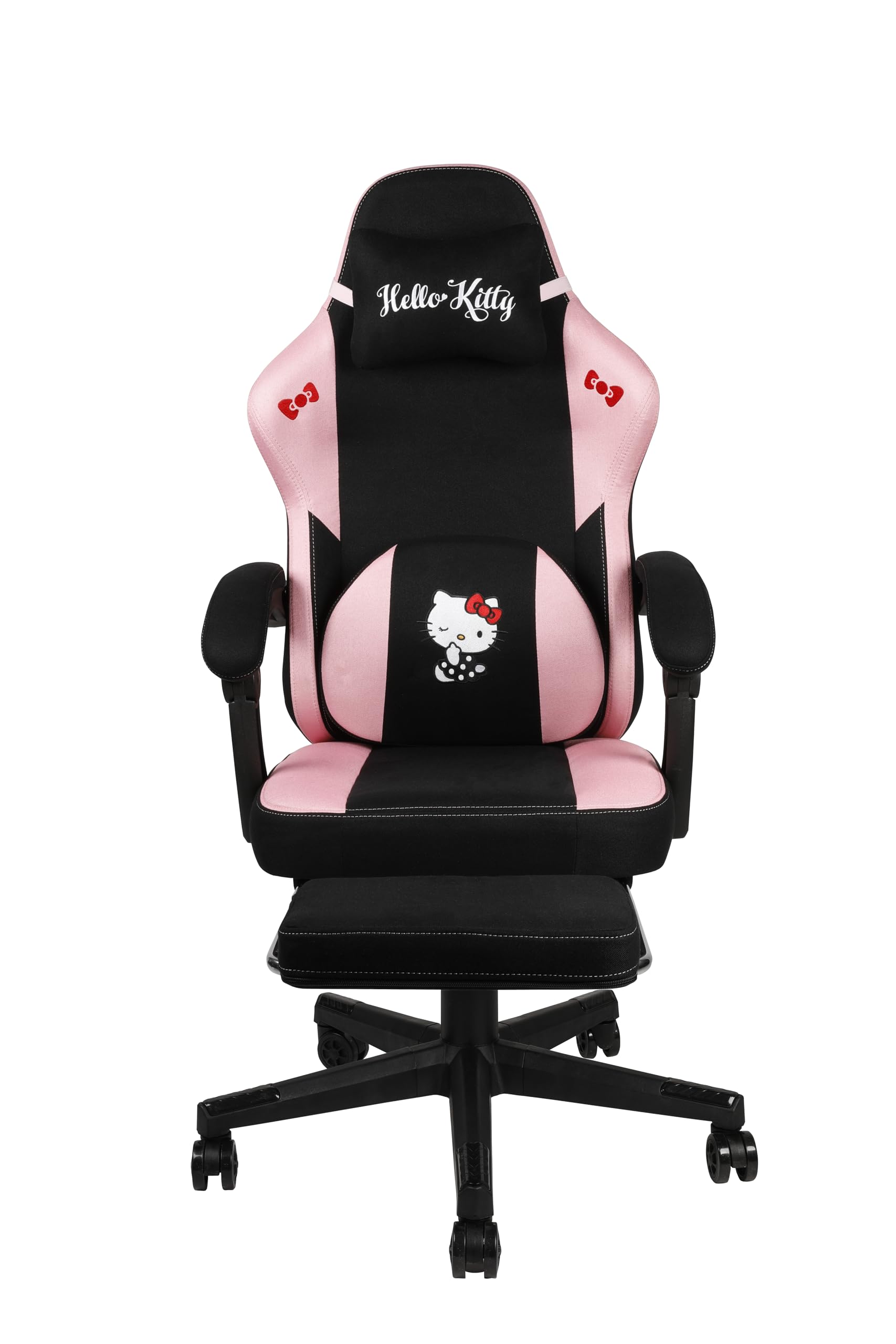 Konix Hello Kitty Sedia Gaming Ufficio 150° Nero Rosa