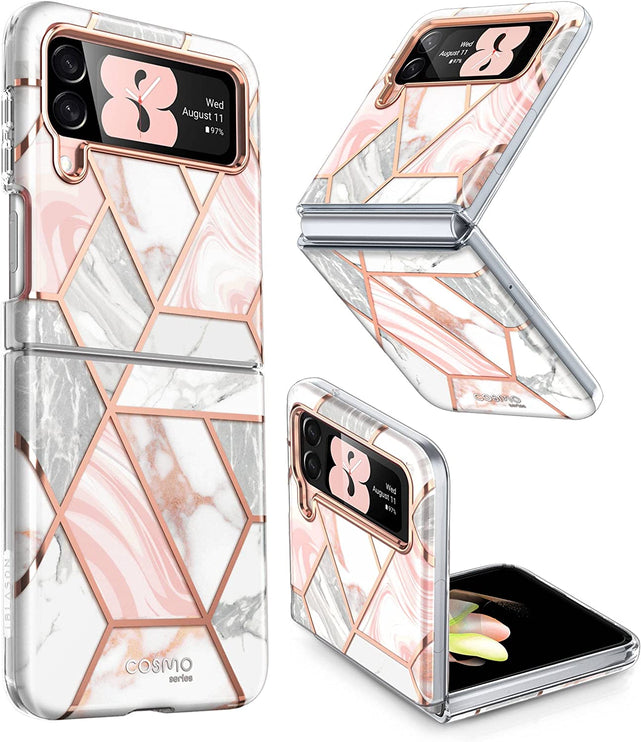Redpepper Galaxy Z Flip 4 cover marmo bumper sottile