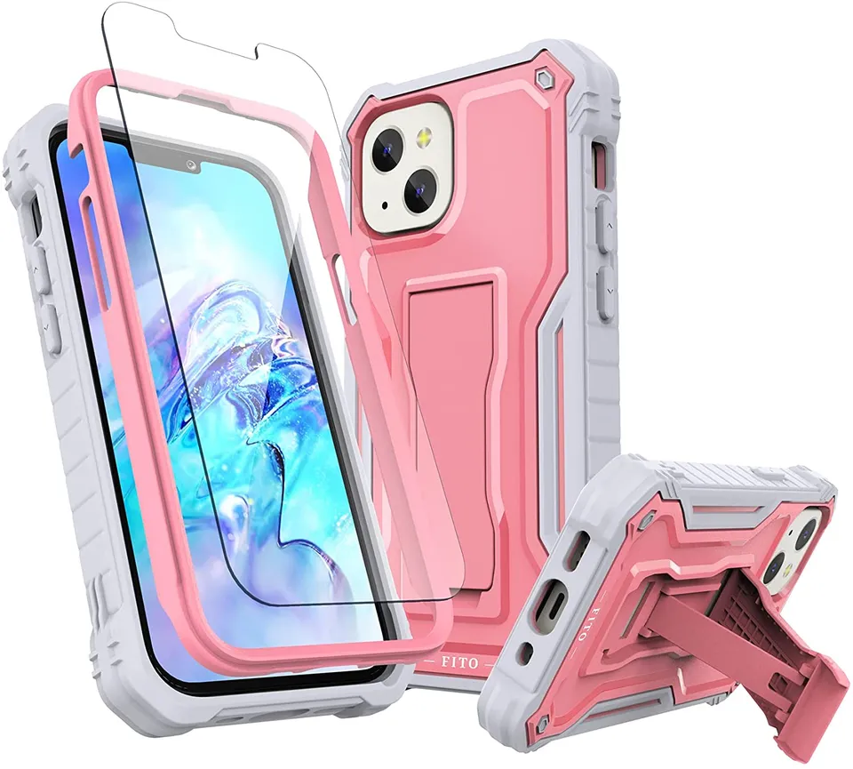 Redpepper iPhone 13 Mini cover rugged doppio strato stand