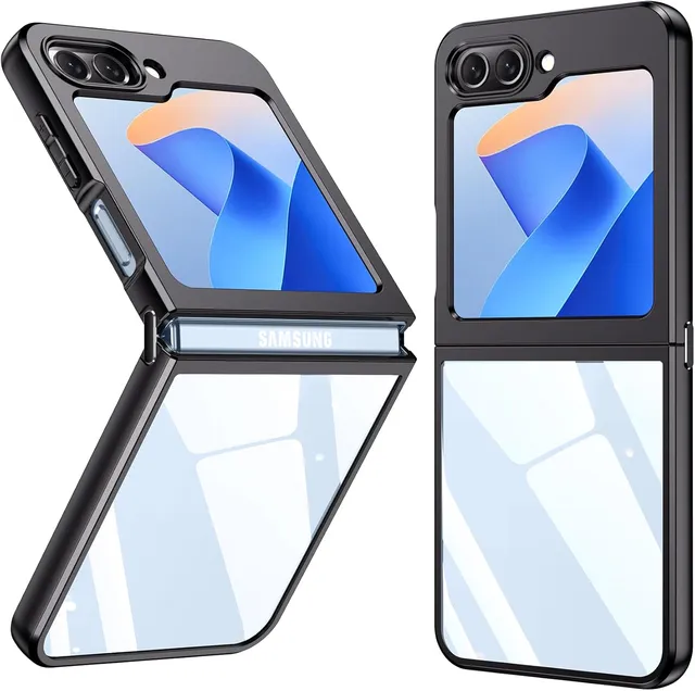 Redpepper Galaxy Z Flip 6 Custodia Sottile Nera Rigida