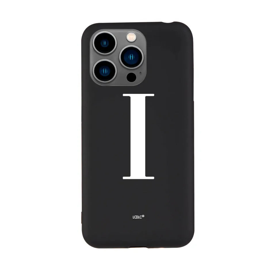 La Casa de las Carcasas Personalizzate iPhone 15 Pro custodia nera silicone