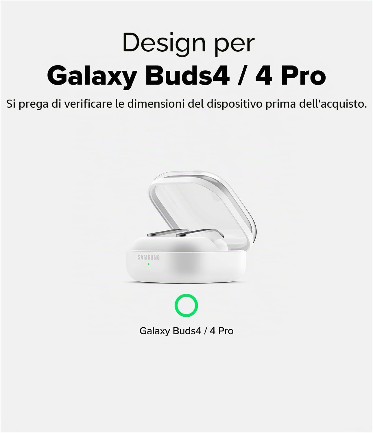 Ringke Silicone Case Cover Galaxy Buds 4 Pro Viola Moschettone