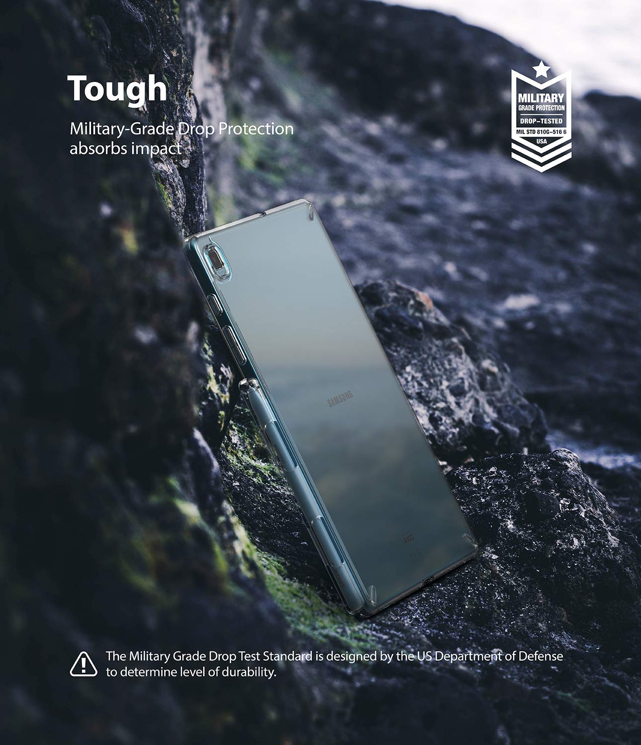 Ringke Fusion cover Galaxy Tab S6 Lite 2024/2022/2020 Clear