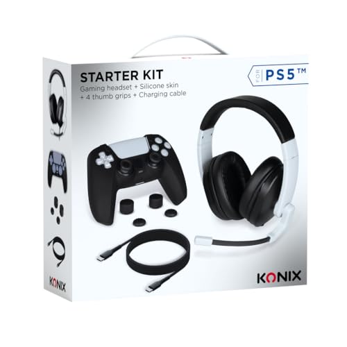 Konix Mythics Pacchetto Accessori PS5 Cover DualSense Cuffie
