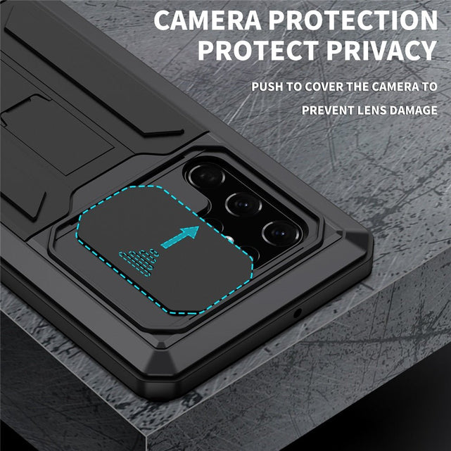 Redpepper Galaxy S22 Ultra cover alluminio con kickstand