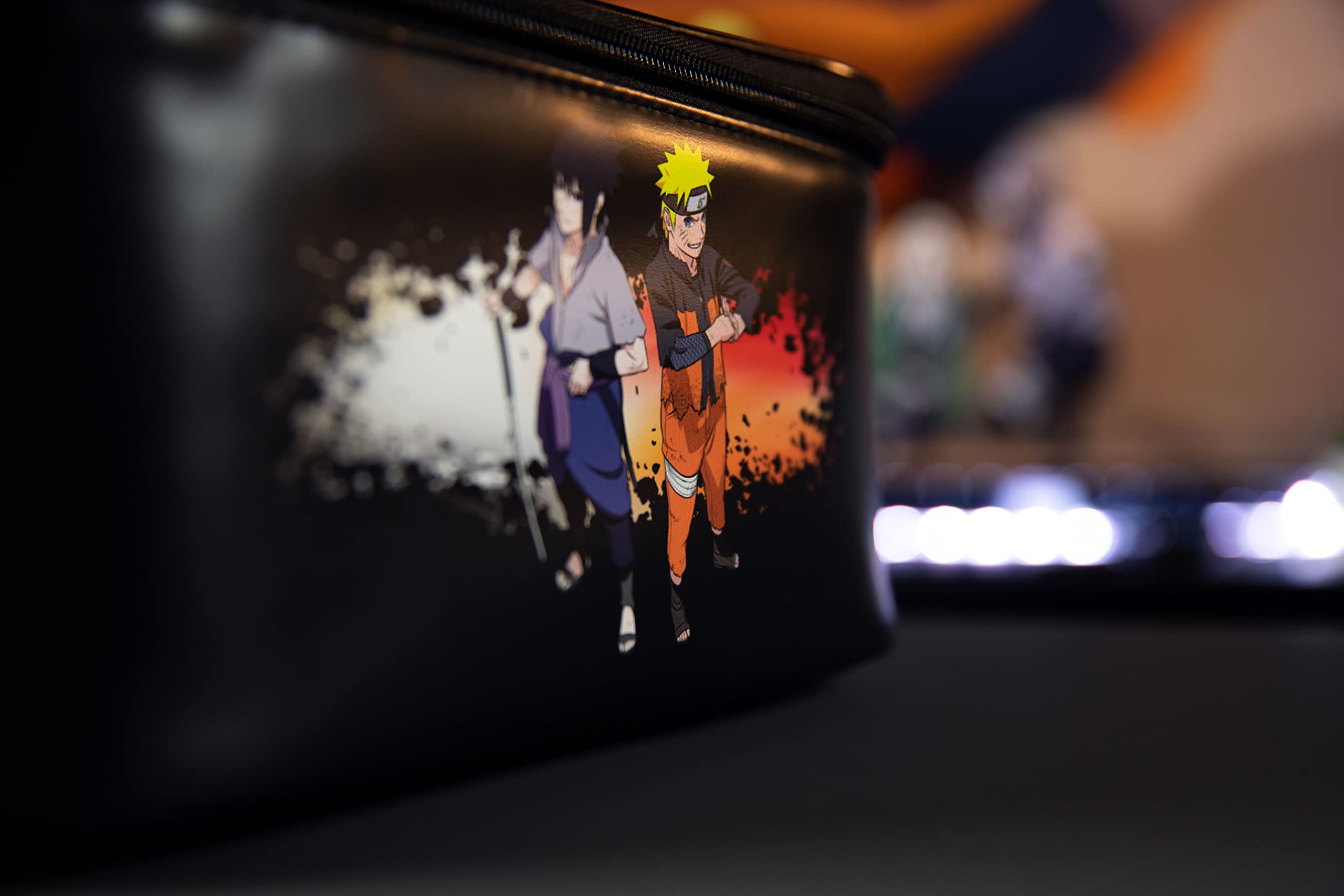 Konix Naruto Shippuden Borsa Switch Nero Naruto e Sasuke