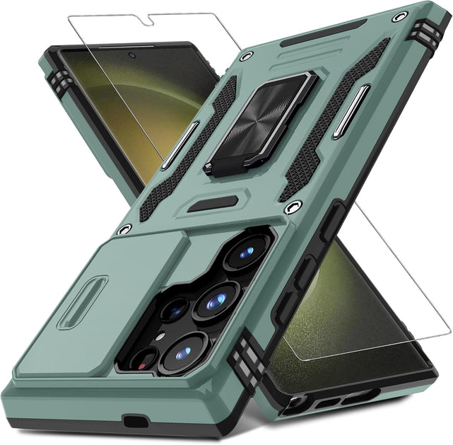 Redpepper Galaxy Cases S25 Ultra cover blu con anello