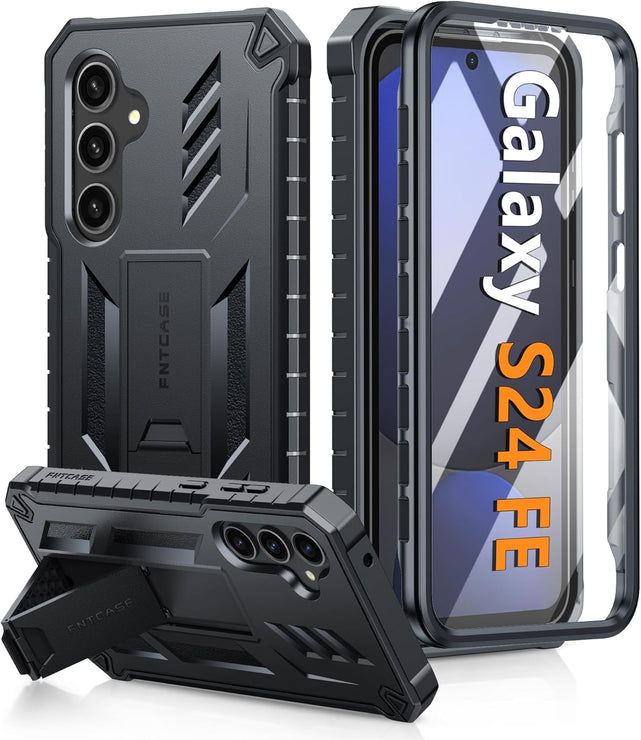 Redpepper Galaxy Cases S24 Plus S25 Plus cover blu con stand