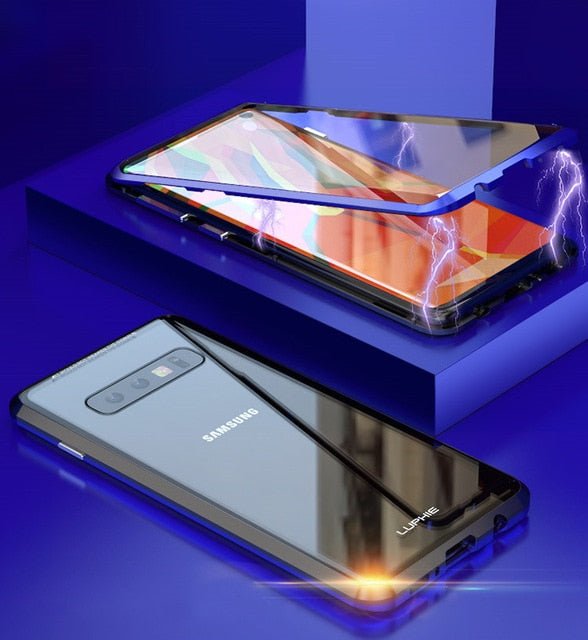 Redpepper Galaxy S10 Plus Cover Magnetica Vetro Slim