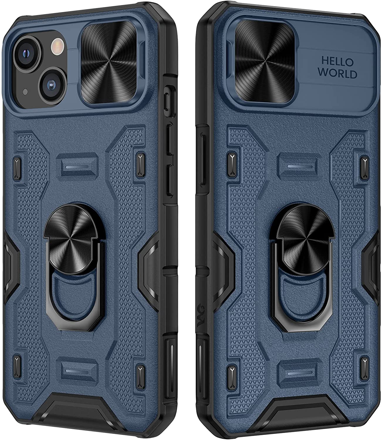 Redpepper Apple Cases iPhone 14 Cover con Anello e Camera Cover