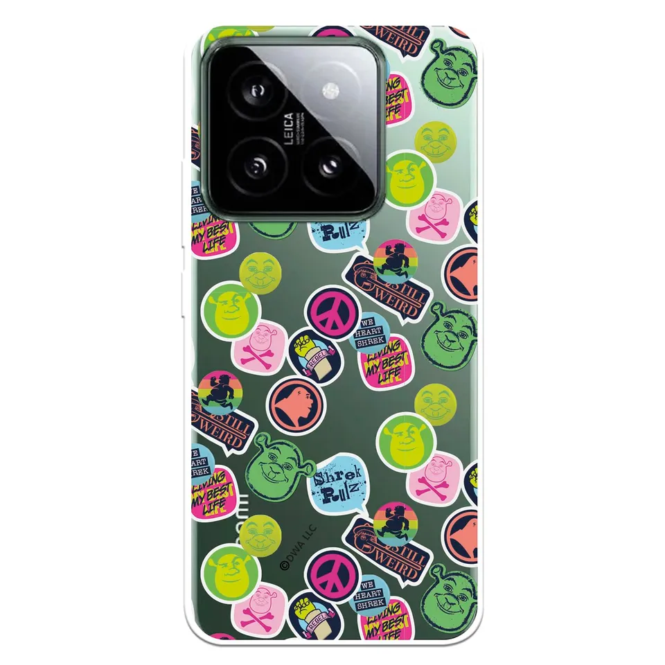 La Casa de las Carcasas Shrek custodia Xiaomi 14 trasparente silicone