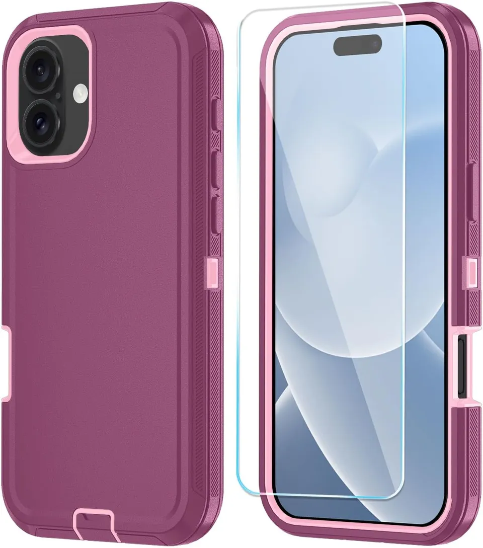 Redpepper iPhone 17 cover antiurto con pellicola schermo 9H