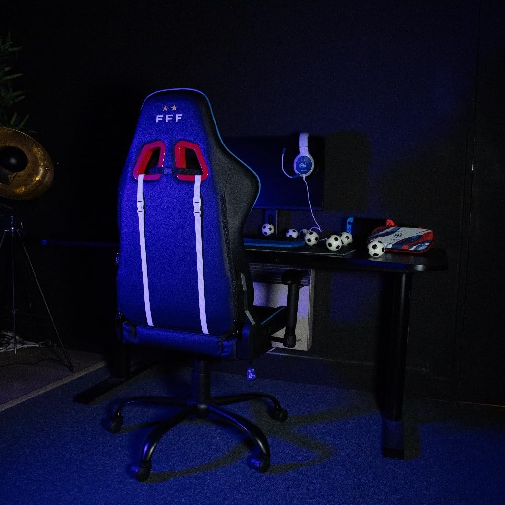 Konix FFF sedia gaming nero blu Stranger Things ecopelle