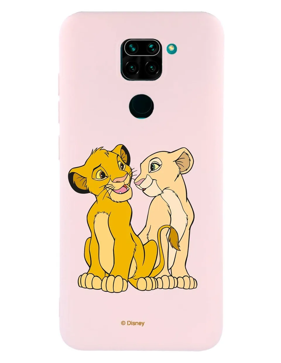 La Casa de las Carcasas Redmi Note 9 cover Simba Nala rosa