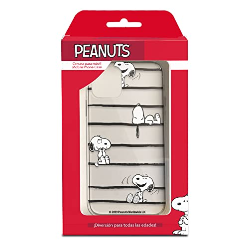 La Casa de las Carcasas iPhone 15 Plus cover Snoopy Stripes trasparente