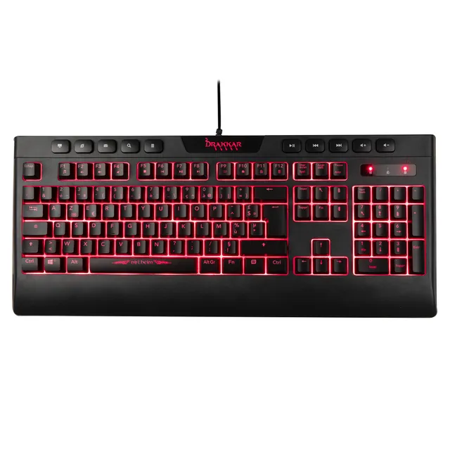 Konix Drakkar Niflheim Tastiera Gaming AZERTY Cavo Nera