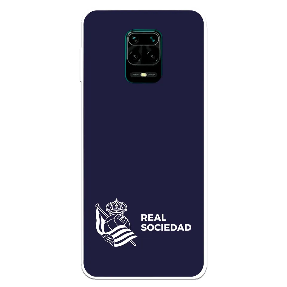 La Casa de las Carcasas Squadre Redmi Note 9S custodia Real Sociedad blu