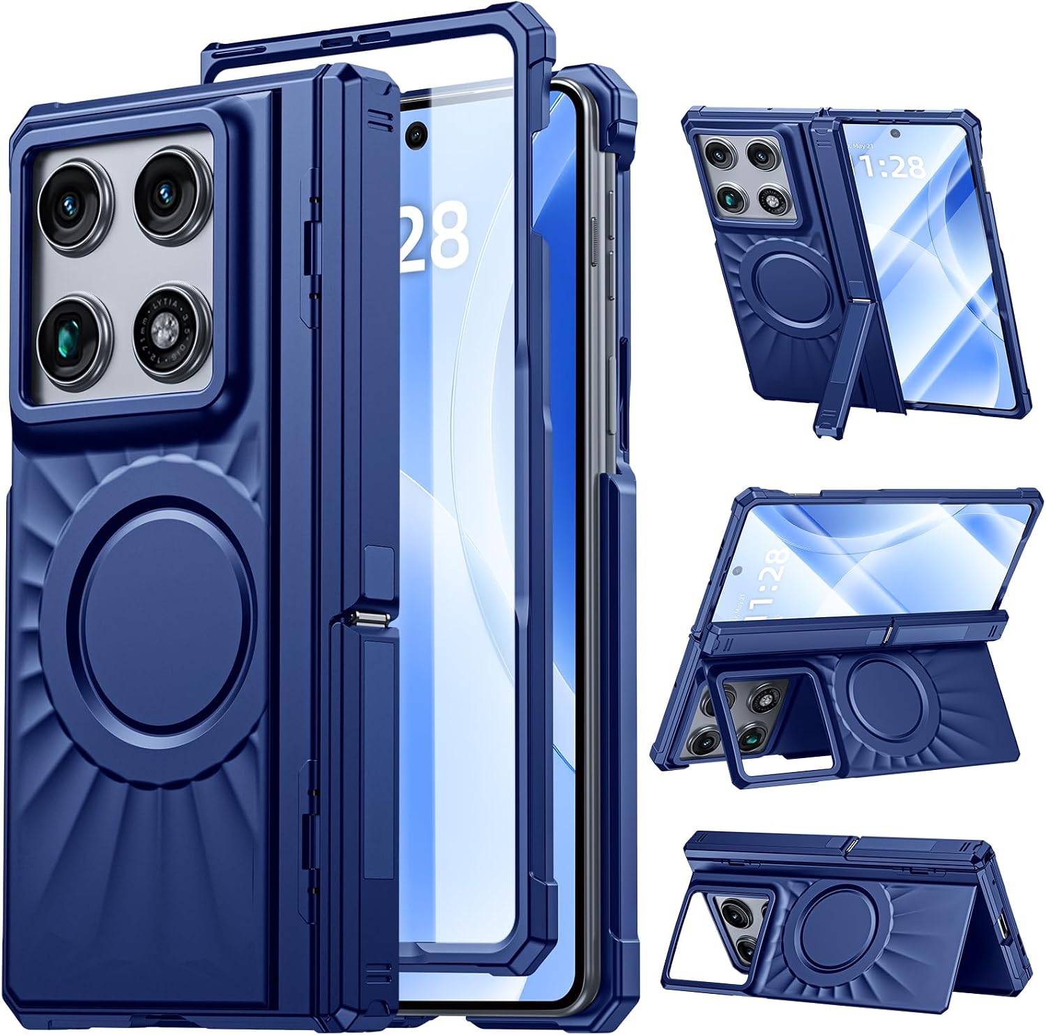 Redpepper Galaxy Cases Z Fold 8 cover nera kickstand