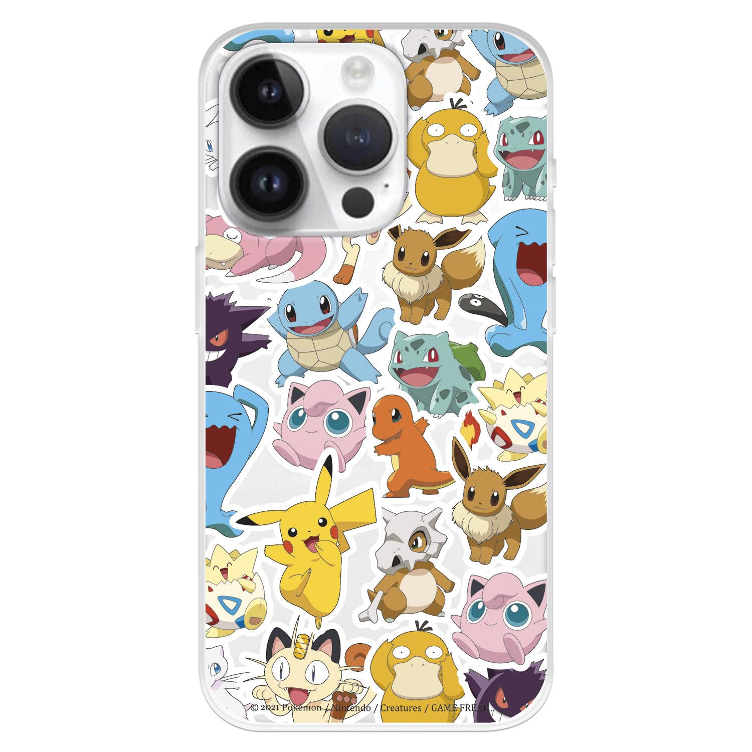 La Casa de las Carcasas Sticker custodia iPhone 15 Pro Pokemon silicone