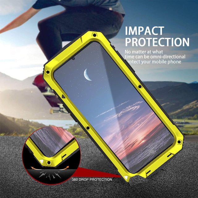 Redpepper Galaxy S25 Cover Metallo Militare con Supporto