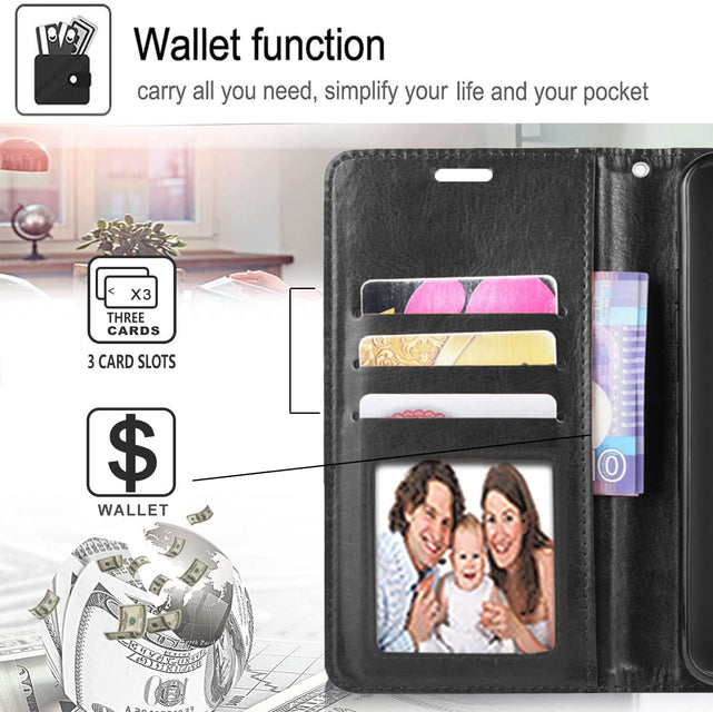 Redpepper Galaxy Cases S20 Ultra custodia portafoglio pelle nera