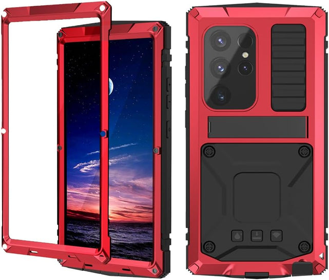 Redpepper S24 Plus cover armor metallo nera antiurto