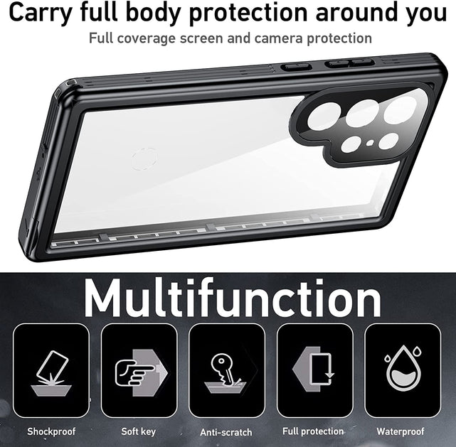 Redpepper Galaxy Cases S23 Ultra cover impermeabile waterproof