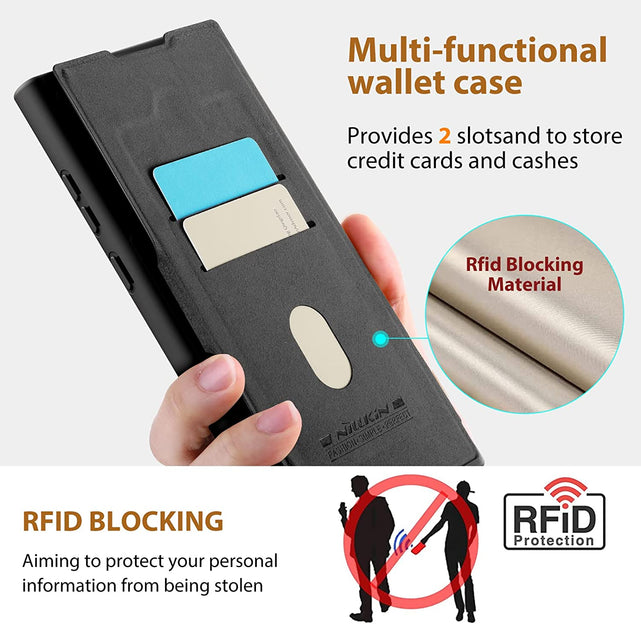 Redpepper Galaxy Cases S23 Ultra Custodia Wallet Pelle