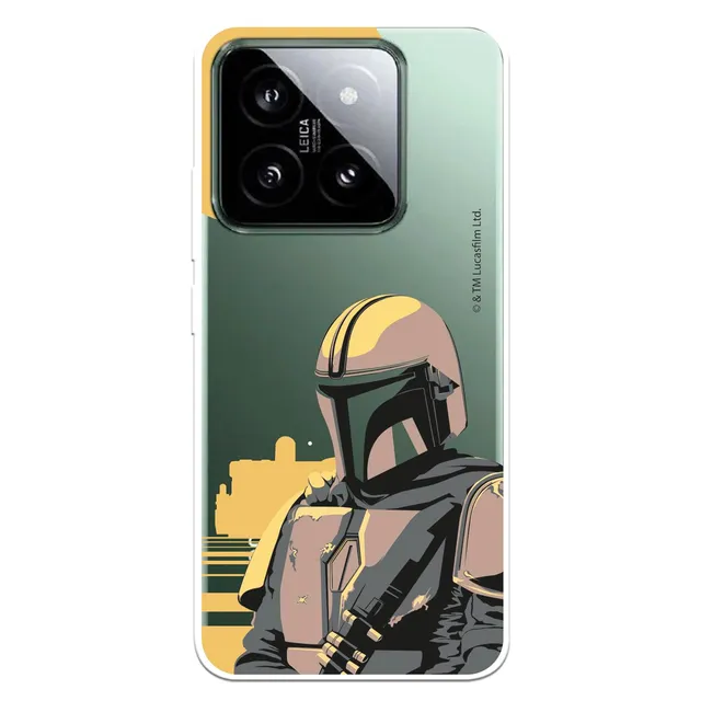 La Casa cover Xiaomi 14 Star Wars Mandalorian silicone nero