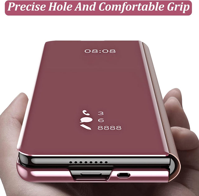 Redpepper Galaxy Z Fold 4 cover specchio con stand pelle