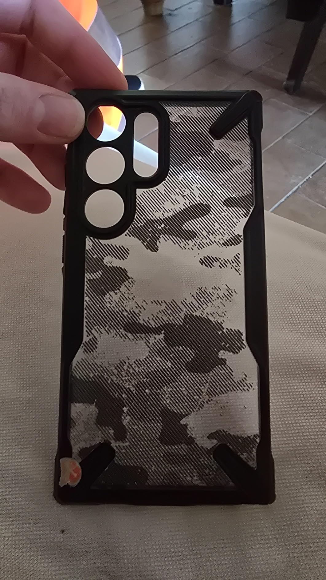 Ringke Fusion-X Cover Galaxy S25 Mimetica Camo Black