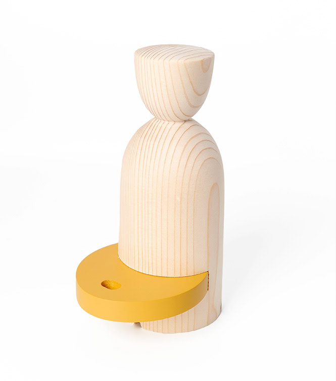 VAIA People Legami Dock Station Smartphone Legno 3 Posti