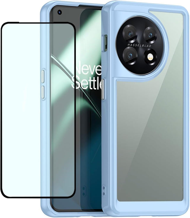 Redpepper OnePlus 11 5G cover trasparente con vetro HD