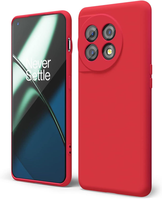 Redpepper OnePlus 11 Cover Silicone Rosa Opaca