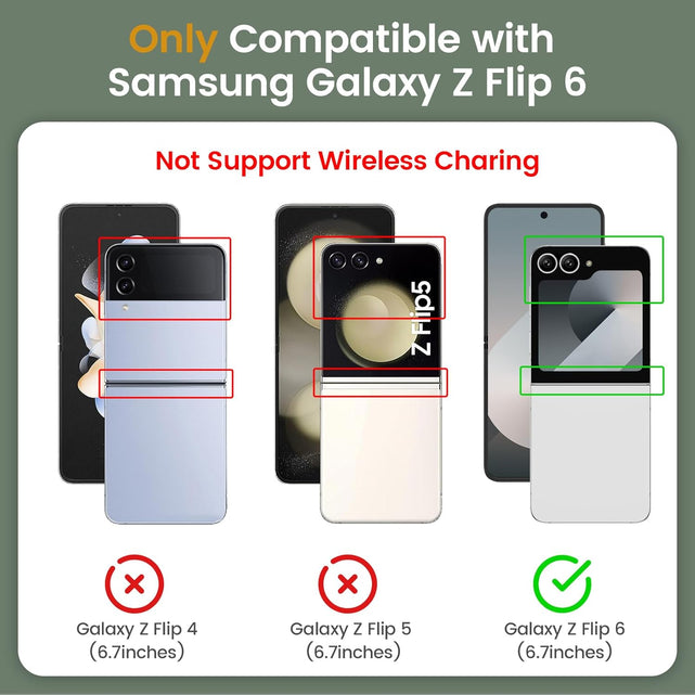Redpepper Galaxy Z Flip 6 cover anello blu pellicola