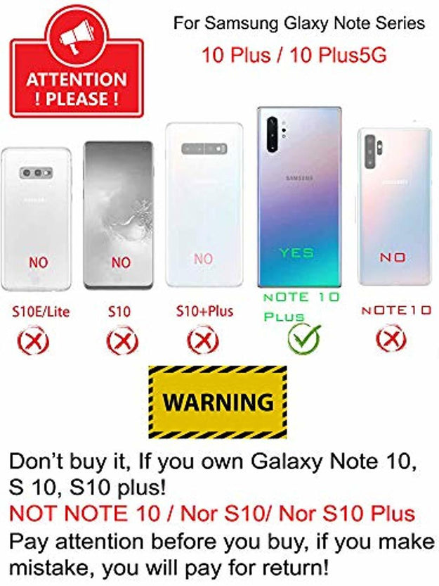 Redpepper Note 10 Plus Cover nera kickstand rugged