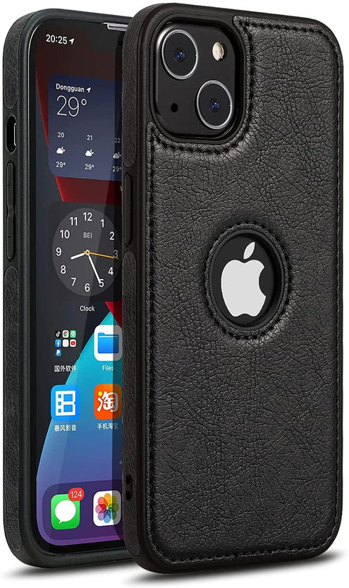Redpepper iPhone 13 Mini cover pelle slim logo a vista
