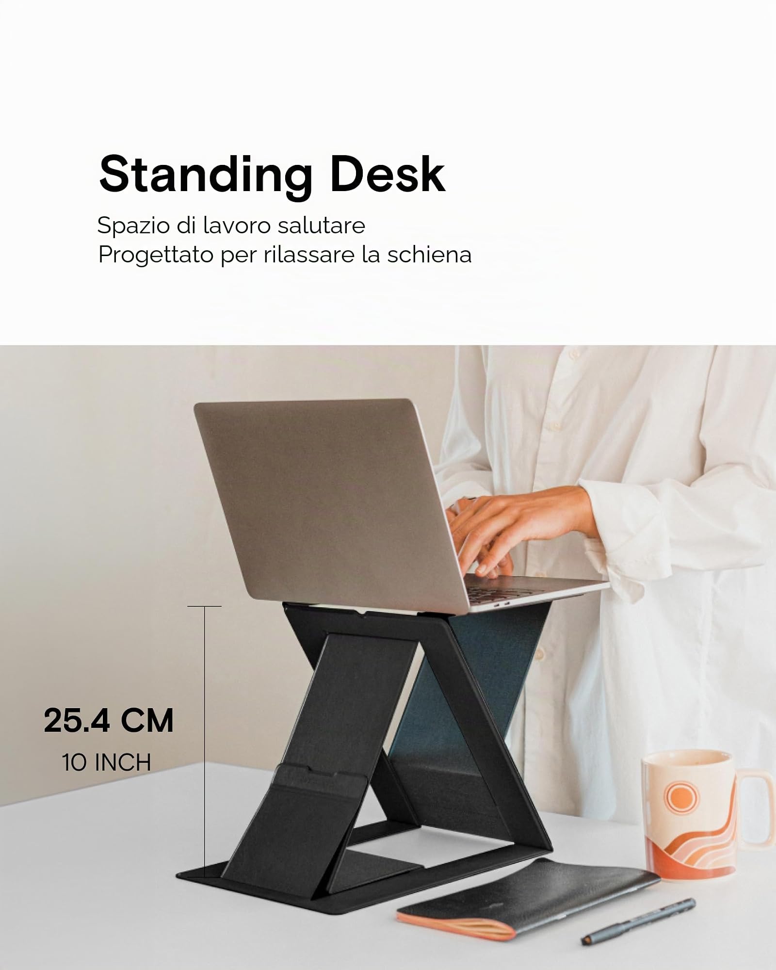 MOFT Z Series Supporto Laptop Grigio 8kg Pieghevole 25,4cm