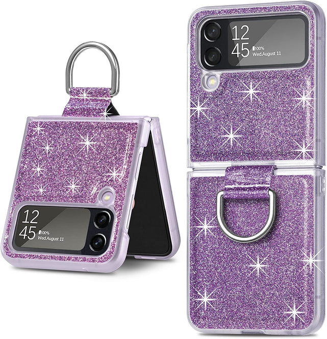 Redpepper Galaxy Z Flip 4 cover pelle oro glitter