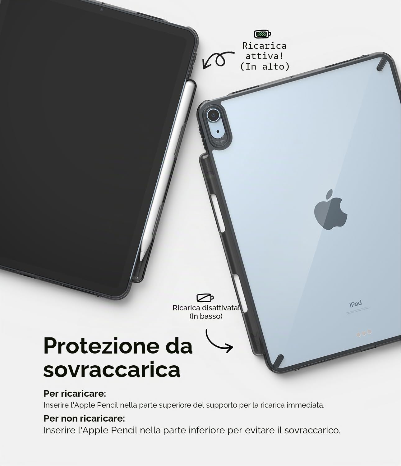 Ringke Fusion iPad Air 11 M4/M3/M2 cover smoke black PC