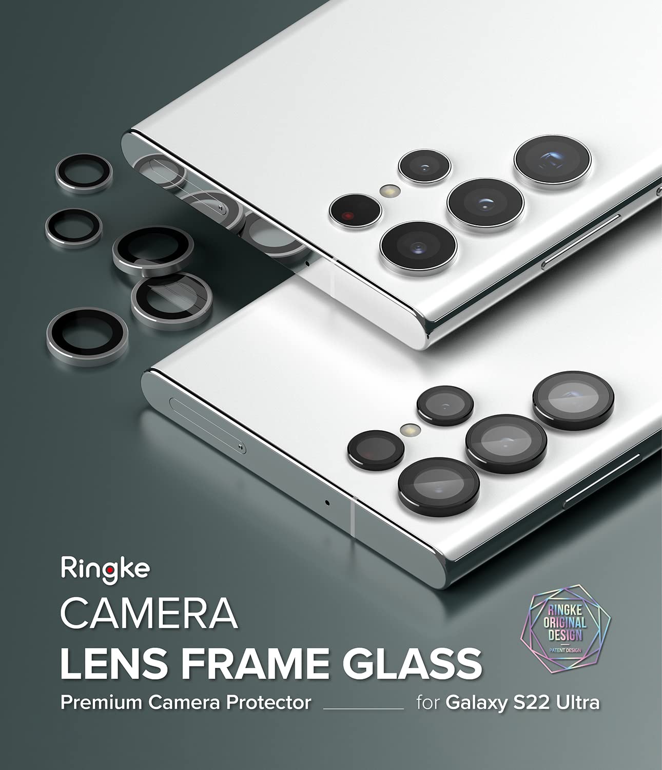 Ringke Camera Lens Frame Glass vetro Galaxy S22 Ultra 0,33 mm