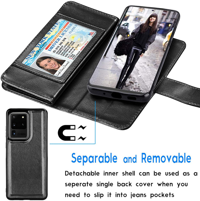Redpepper Galaxy S20 Ultra cover portafoglio pelle carte